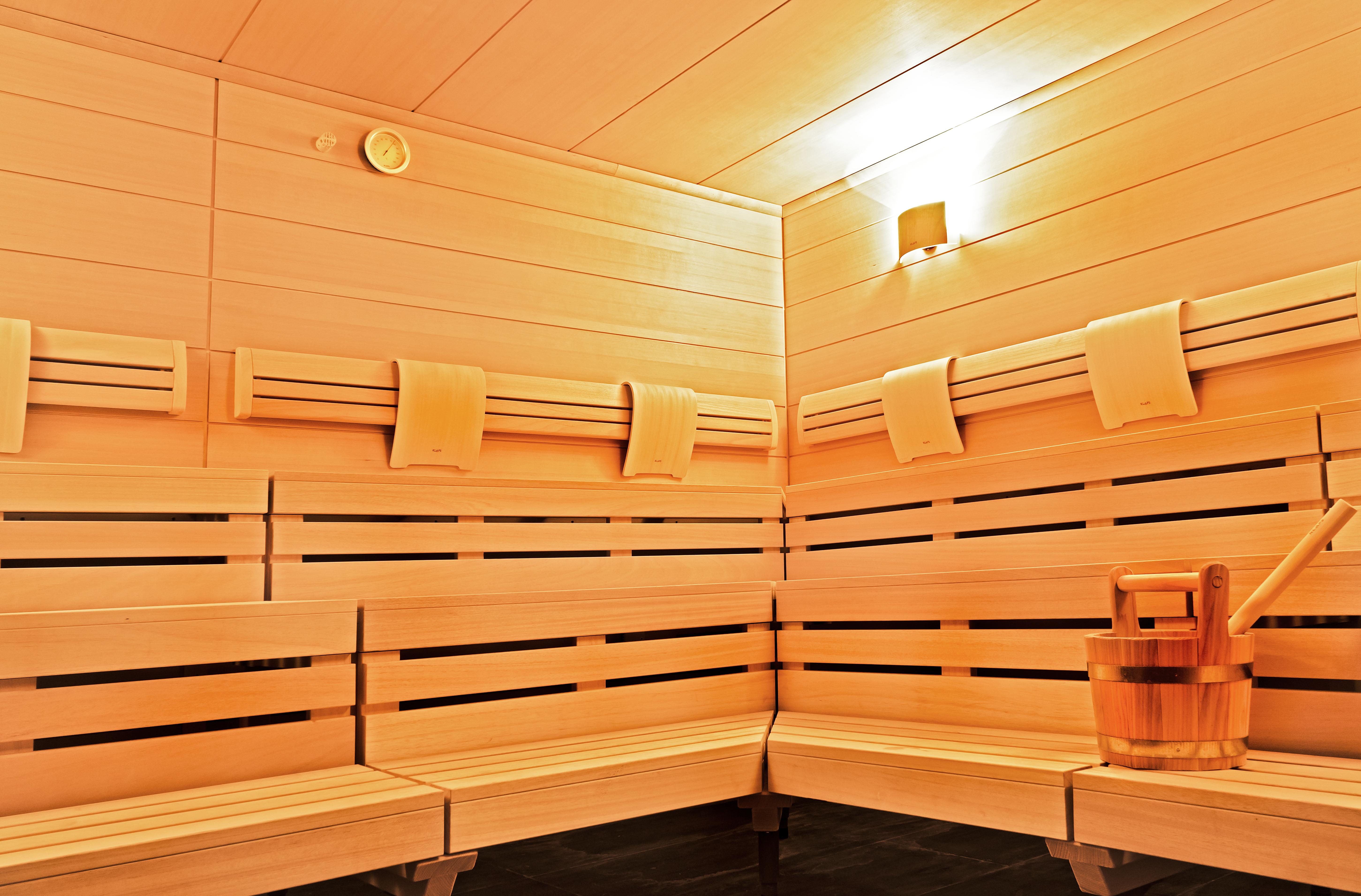 Kempinski Hotel Grand Arena Bansko Eksteriør billede A Finnish sauna